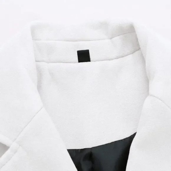 New Men's Trench Coat Outfit White - Picture 3 of 8